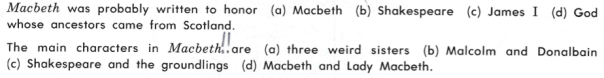 English 1135 Macbeth